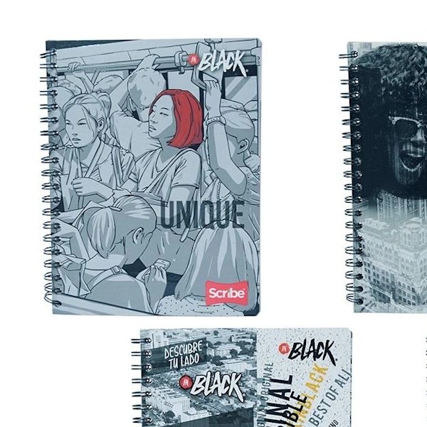 CUADERNO PROF. INBLACK SCRIBE 2270 RAYA ESP. 100H. C.24